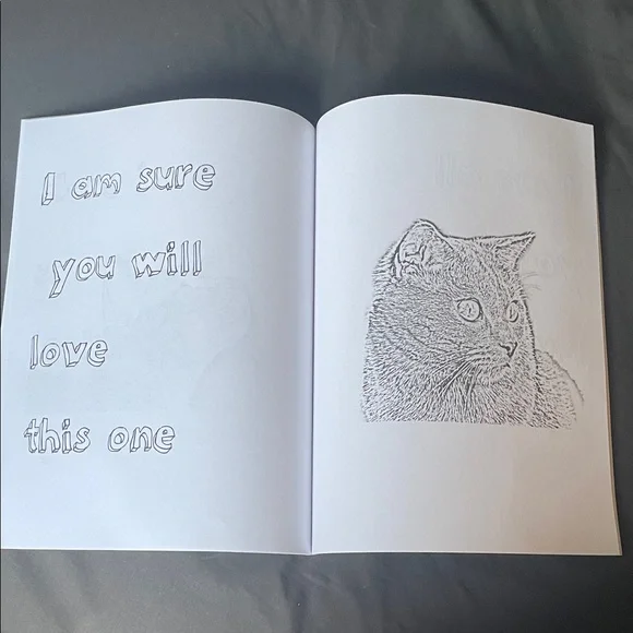 * FREE Adult Coloring Book for Cat Lovers with purchase - Picture 4 of 4